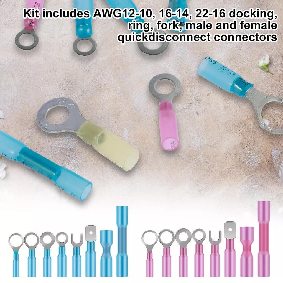 250pc Heat Shrink Wire Connector Kit