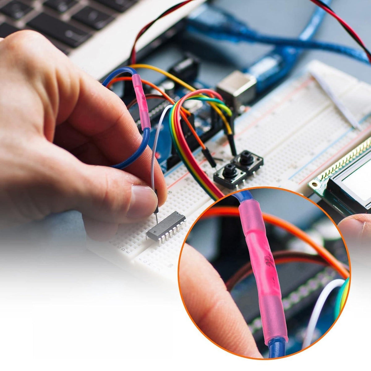 200pc Heat Shrink Butt Connector Kit