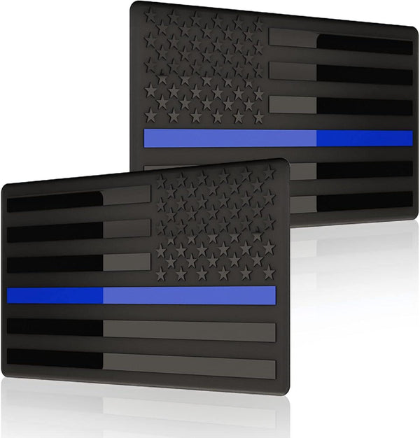 USA Flag Fender Emblem — Thin Blue Line