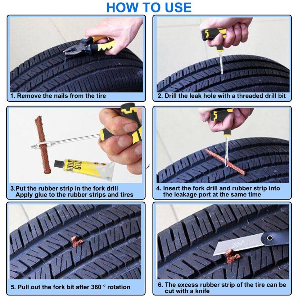 68pc Tire Repair Kit